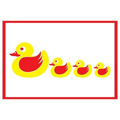 duck logo icon design vector