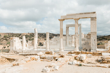 Demeter Tempel Griechische Antike Griechenland Naxos