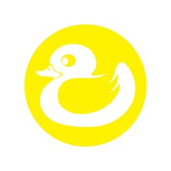 duck logo icon design vector