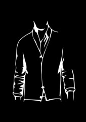 illustration of  business man dress  garments fashion best graphics design in vector art