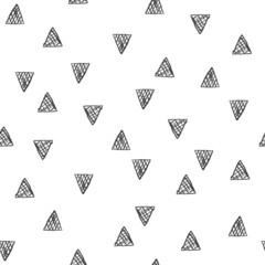 Fototapeta premium Abstract seamless hand drawn pattern