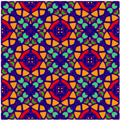 Floral vintage background with repeat patterns.Perfect for fashion, textile design, cute themed fabric, on wall paper, wrapping paper, fabrics and home decor.Seamless abstract multicolor pattern.