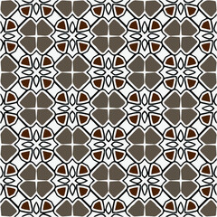 Fototapeta premium Floral vintage background with repeat patterns.Perfect for fashion, textile design, cute themed fabric, on wall paper, wrapping paper, fabrics and home decor.Seamless abstract multicolor pattern.