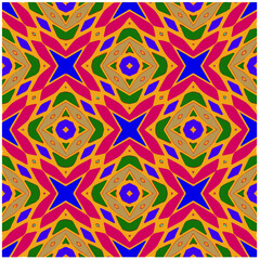 Floral vintage background with repeat patterns.Perfect for fashion, textile design, cute themed fabric, on wall paper, wrapping paper, fabrics and home decor.Seamless abstract multicolor pattern.