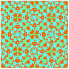 Floral vintage background with repeat patterns.Perfect for fashion, textile design, cute themed fabric, on wall paper, wrapping paper, fabrics and home decor.Seamless abstract multicolor pattern.