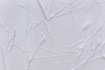 Blank white paper is crumpled texture background. Crumpled paper texture backgrounds for various purposes