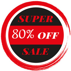 super Sale sticker. vector illustrations for online shopping, product promotions, website, mobile website badges, ads