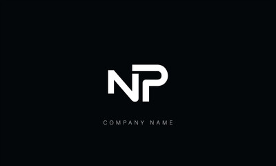 NP, PN, Abstract Letters Logo Monogram © heavengrafix_117