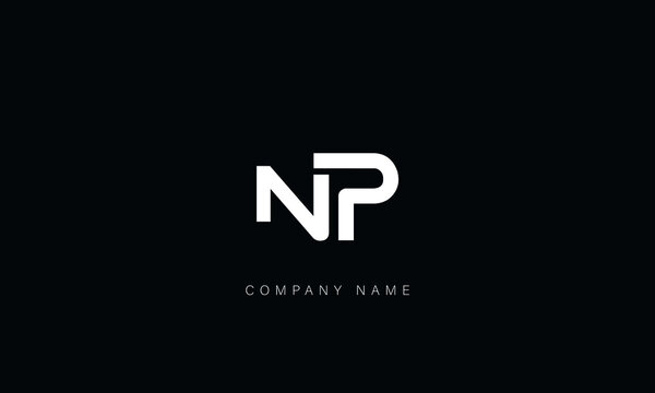 NP, PN, Abstract Letters Logo Monogram