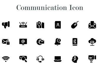 illustration of communication icon best graphics design in vector art