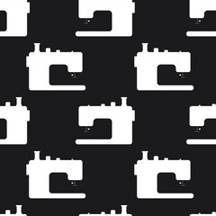 Vector flat hand drawn seamless pattern