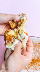 Cinnamon and cream rolls