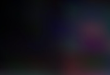 Dark Black vector abstract blurred pattern.