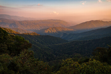 Viewpoint at 1715 Doi Phu Kha National Park , Nan ,Thailand 