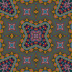 Mexican endless pattern graphic design. Traditional geometric background. Ceramic print in ethnic