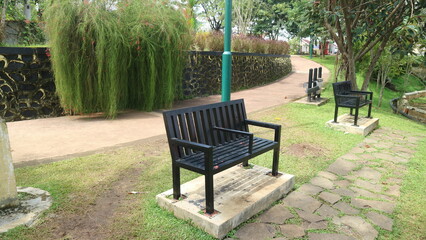 bench in the garden