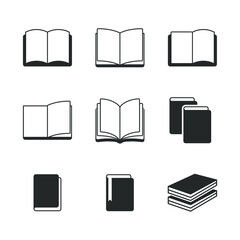 book icon on white background
