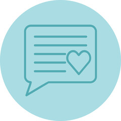 Fototapeta premium Message Icon 