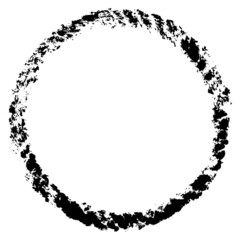 Schwarzes Tau Kreis Stempel