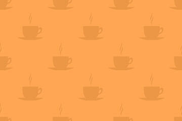 Seamless pattern on the theme of coffee.