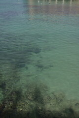 Fototapeta na wymiar St Julian's Bay in Malta on a sunny day