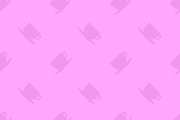 Seamless pattern on the theme of coffee.