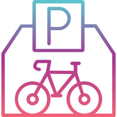 Bike Parking Icon 