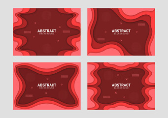 Colorful liquid and geometric background with fluid gradient shapes