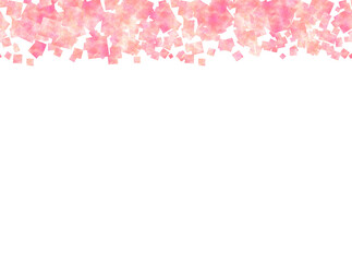 水彩風スクエア横シームレス背景、フレーム