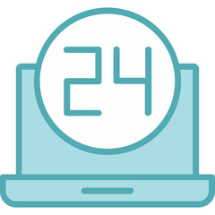 24 Hours Icon 