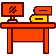 Office Table Icon 