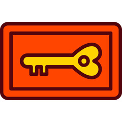 Key Card Icon 