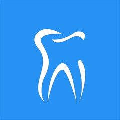 tooth icon on white