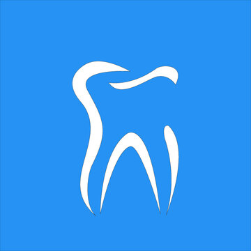 tooth icon on white