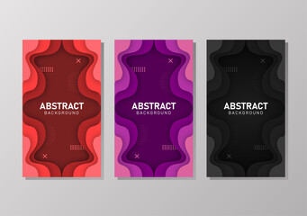 Colorful liquid and geometric background with fluid gradient shapes