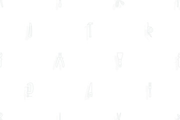 Seamless pattern on the theme of tools and repairs.