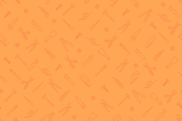 Seamless pattern on the theme of tools and repairs.