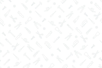 Seamless pattern on the theme of tools and repairs.
