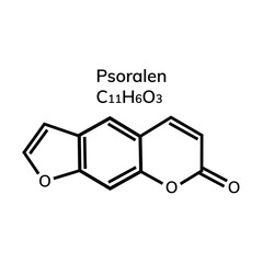 Chemical structural formulas on white background