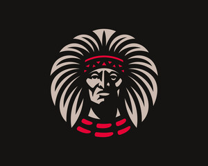 American Indian logo.