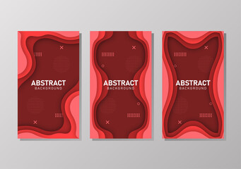 Colorful liquid and geometric background with fluid gradient shapes