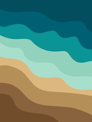 waves on the beach