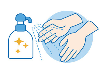 除菌のイラスト