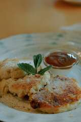 Cottage cheese pancakes