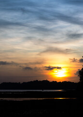 por do sol sp represa guarapiranga