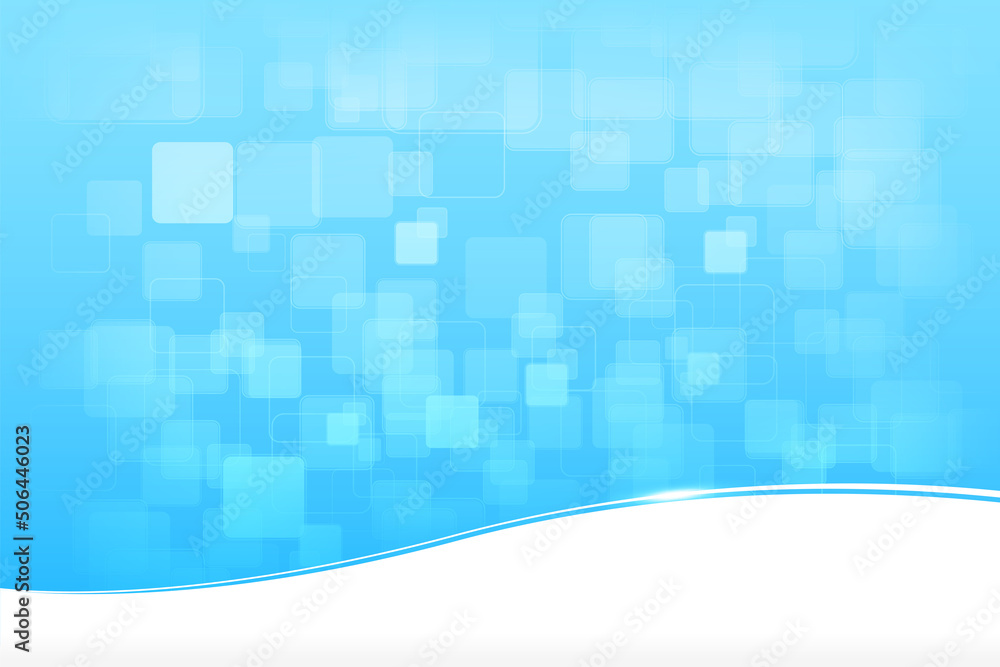 Poster abstract background blue and white overlap layer 001