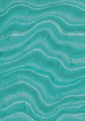 Obraz premium Vertical Delicate green-emerald abstract background, made in the style of fluid art, sea waves, banner