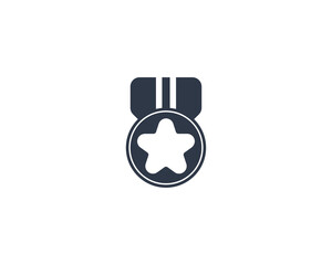 Military Medal vector flat emoticon. Isolated Medal illustration. Medal icon