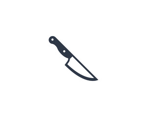Kitchen knife vector flat emoticon. Isolated Kitchen knife illustration. Kitchen knife icon