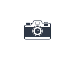 Photo camera Vector Isolated Emoticon. Photo camera Icon